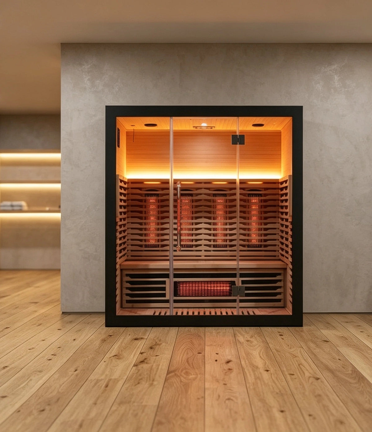 Brightenwells™ Indoor 4-Person Full-Spectrum Sauna Mora