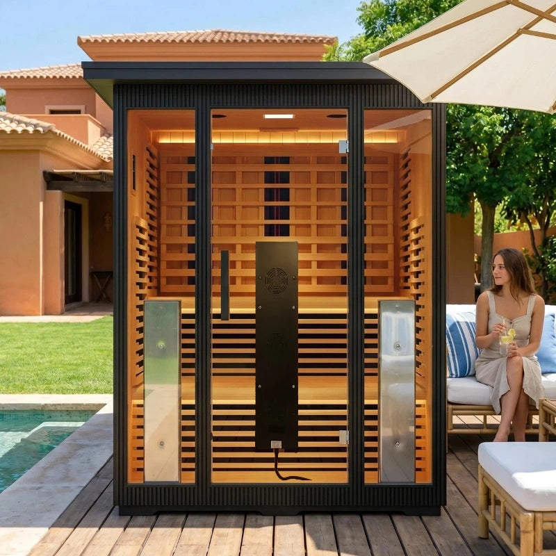 Brightenwells™ Outdoor Full Spectrum Sauna Velamo