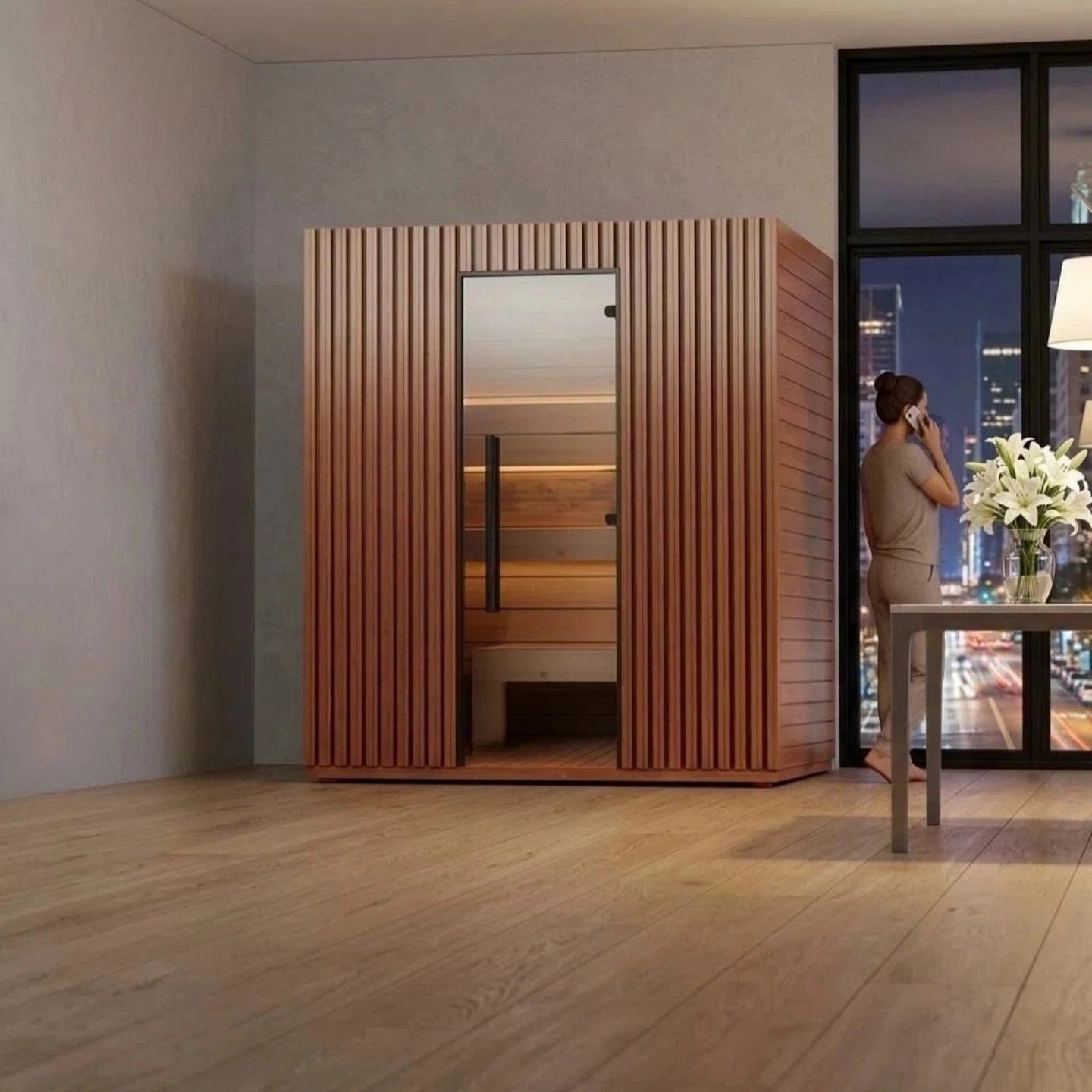 Brightenwells™ Indoor Sauna ZenLine 3