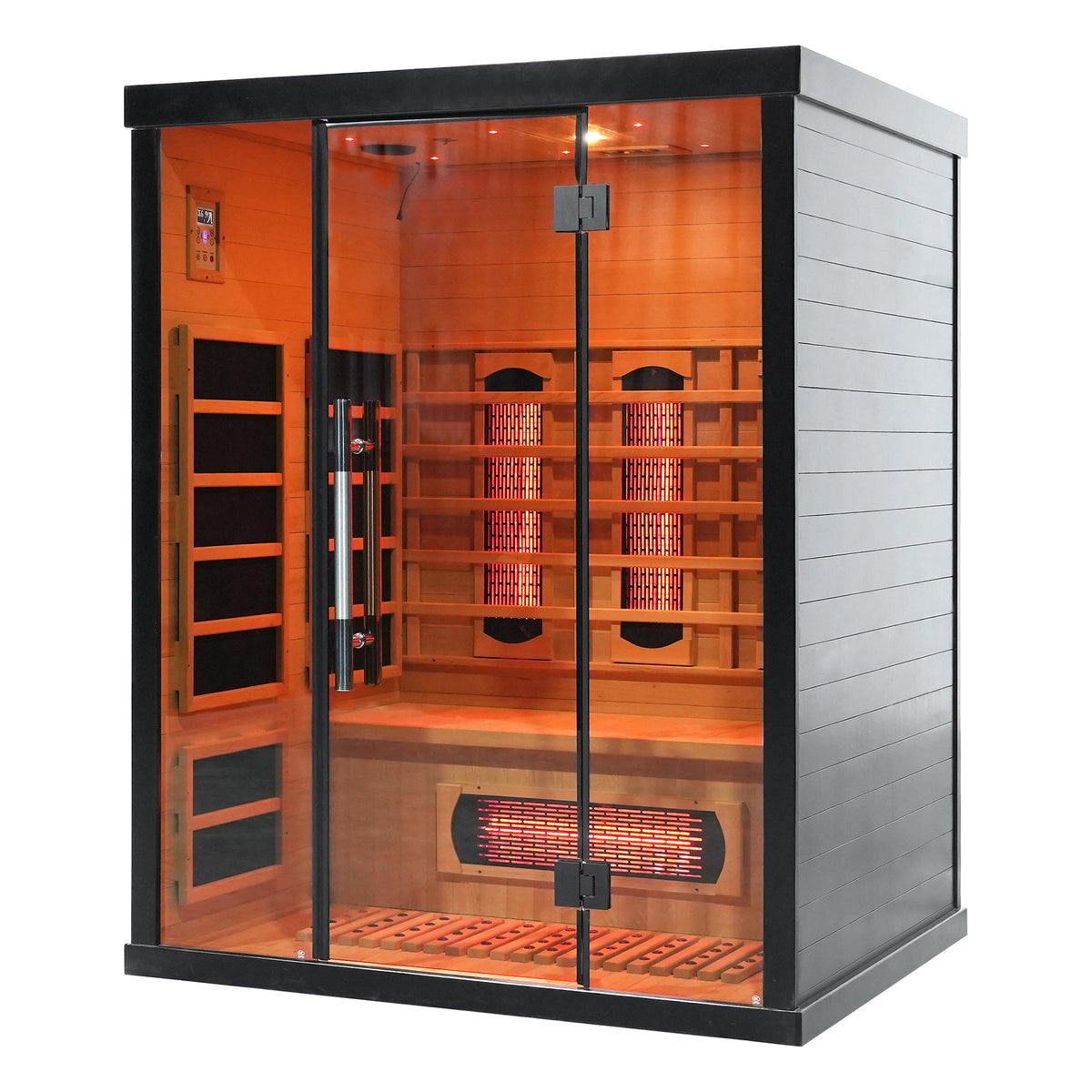 Brightenwells™ Indoor 3-Person Full-Spectrum Sauna Mora