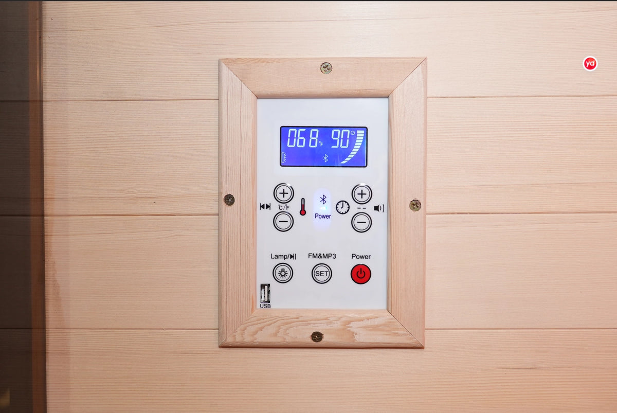 Brightenwells™ Indoor 3-Person Full-Spectrum Sauna Mora