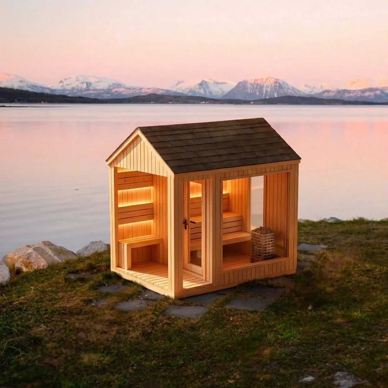 Brightenwells™ Outdoor Sauna Vitali