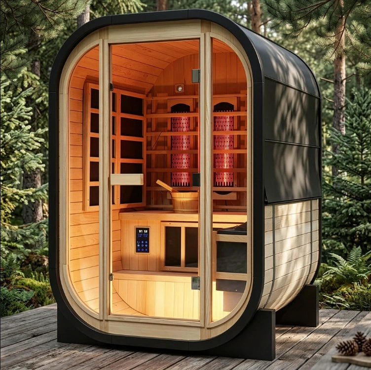 Brightenwells™ Outdoor Dual-System Sauna Leo