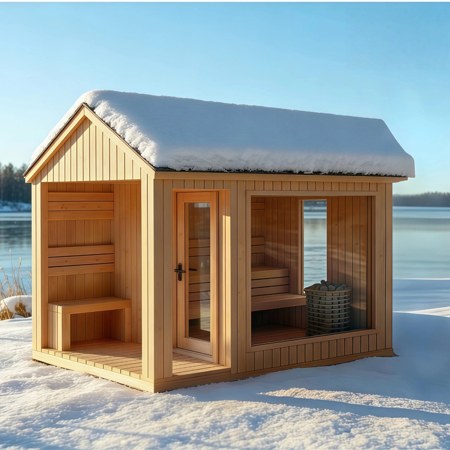 Brightenwells™ Outdoor Sauna Vitali