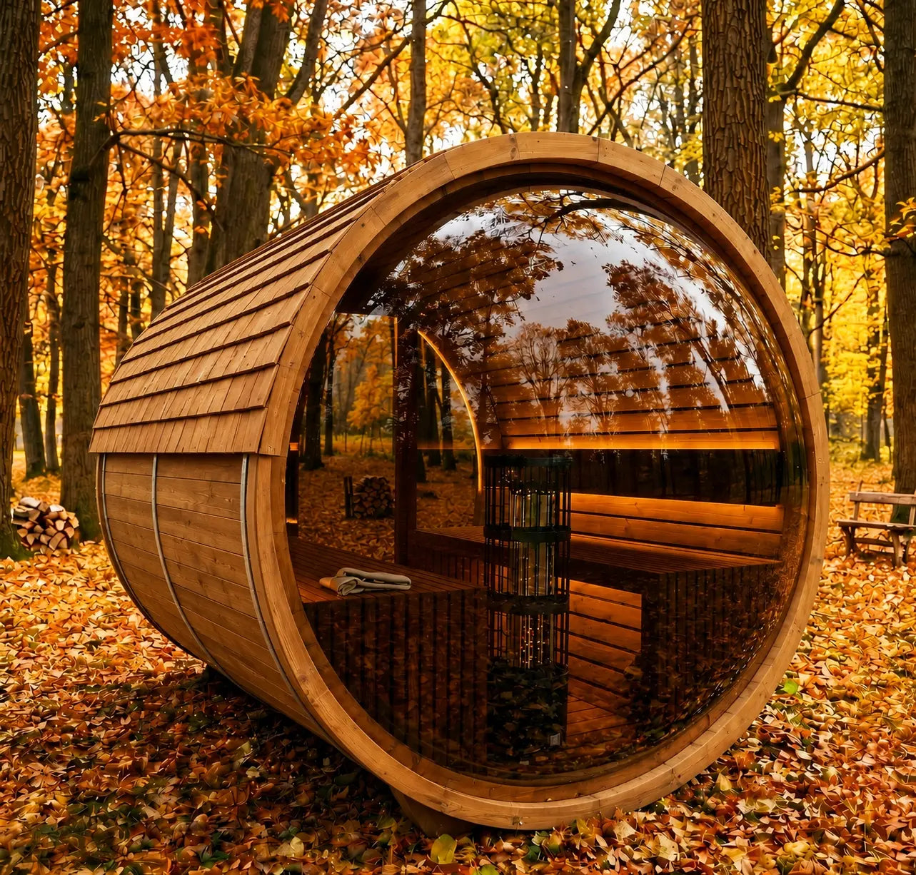 Brightenwells™ Outdoor Sauna Lighten