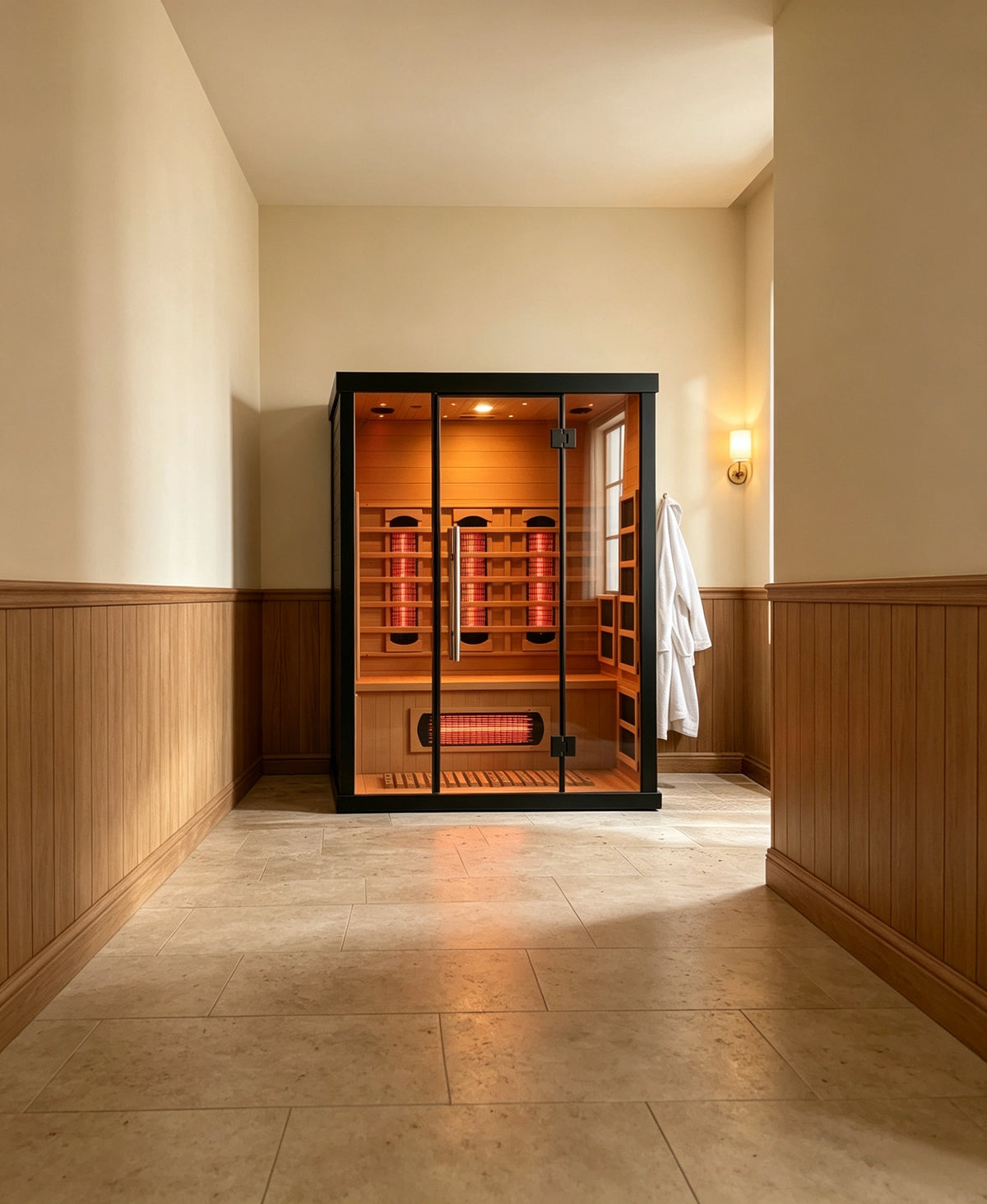 Brightenwells™ Indoor 3-Person Full-Spectrum Sauna Mora