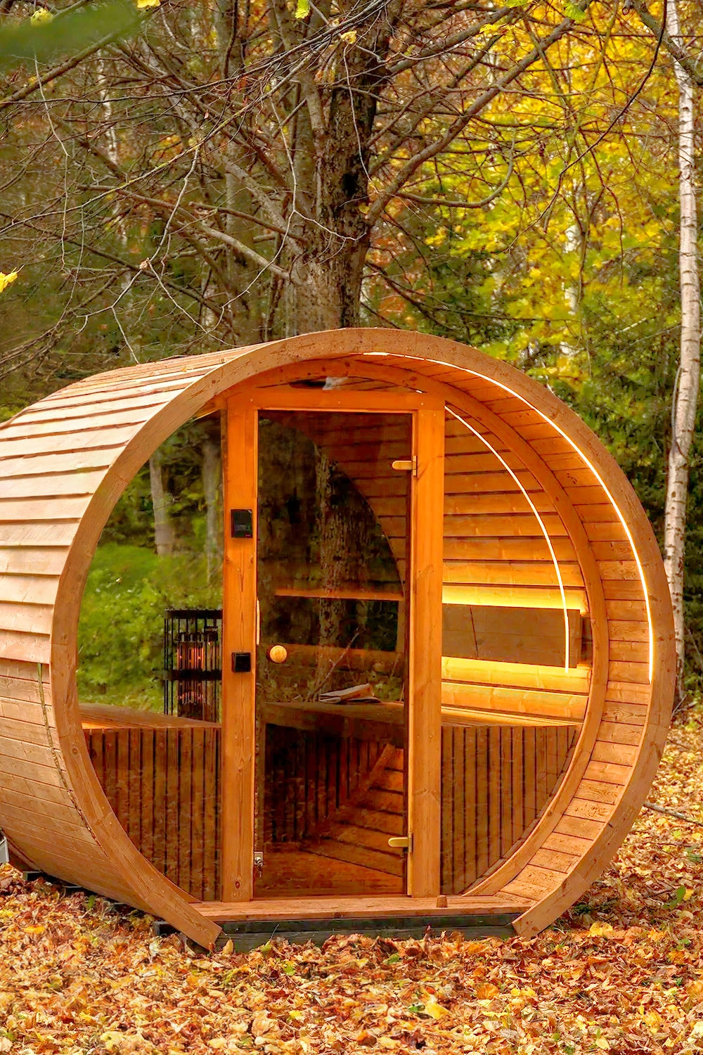 Natural Retreat · Barrel Sauna