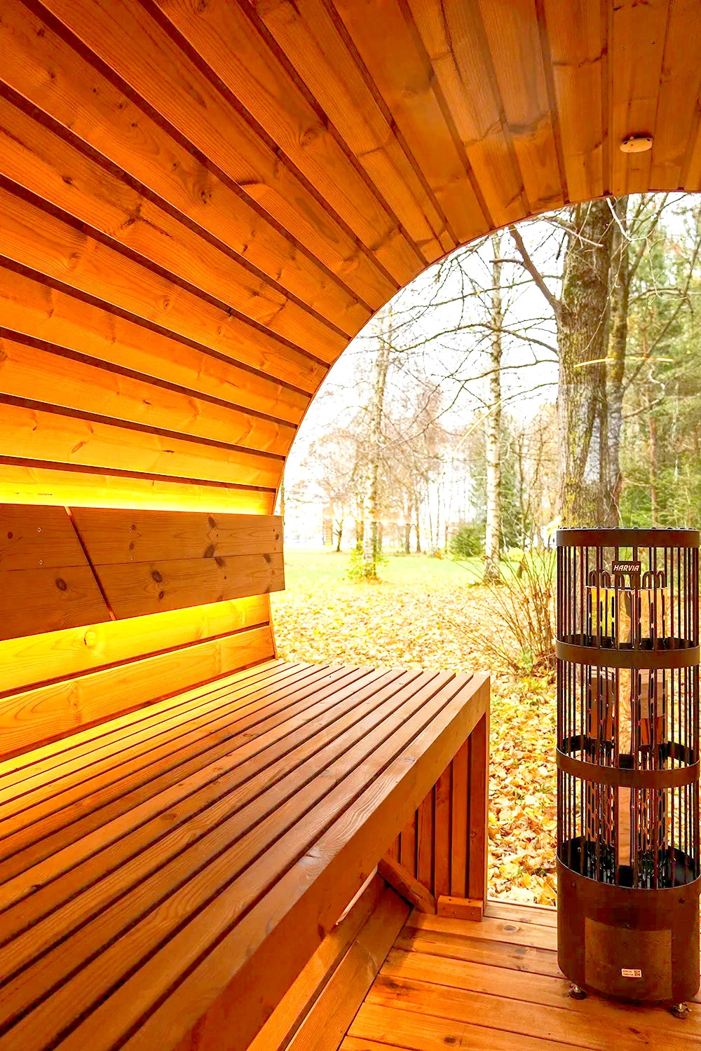 Natural Retreat · Barrel Sauna