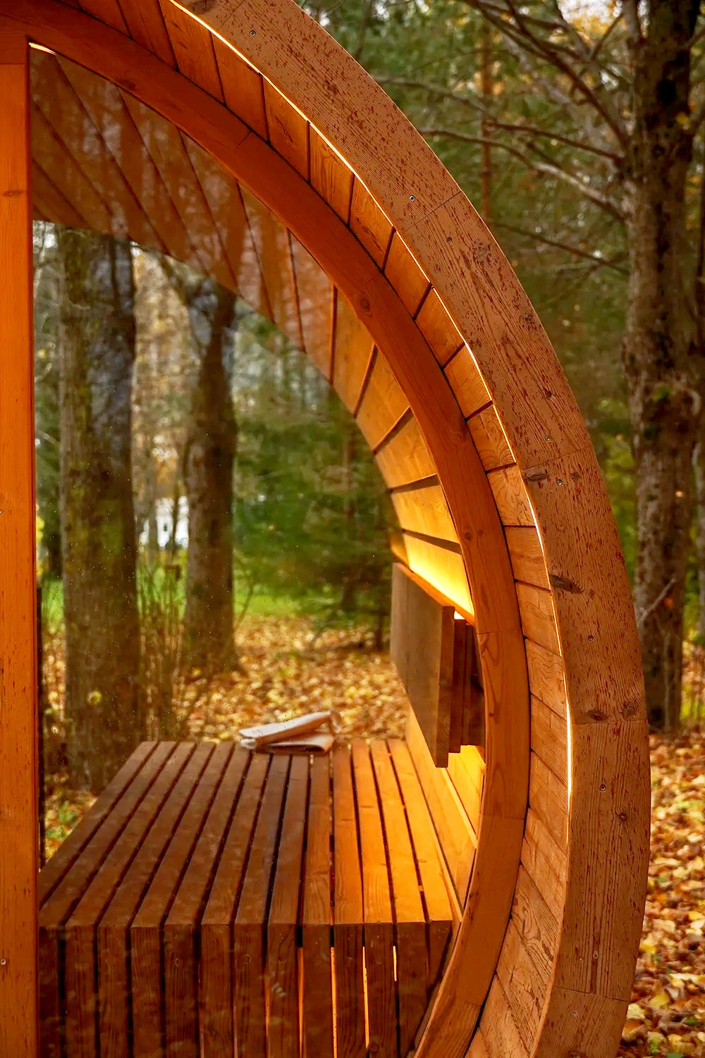 Natural Retreat · Barrel Sauna
