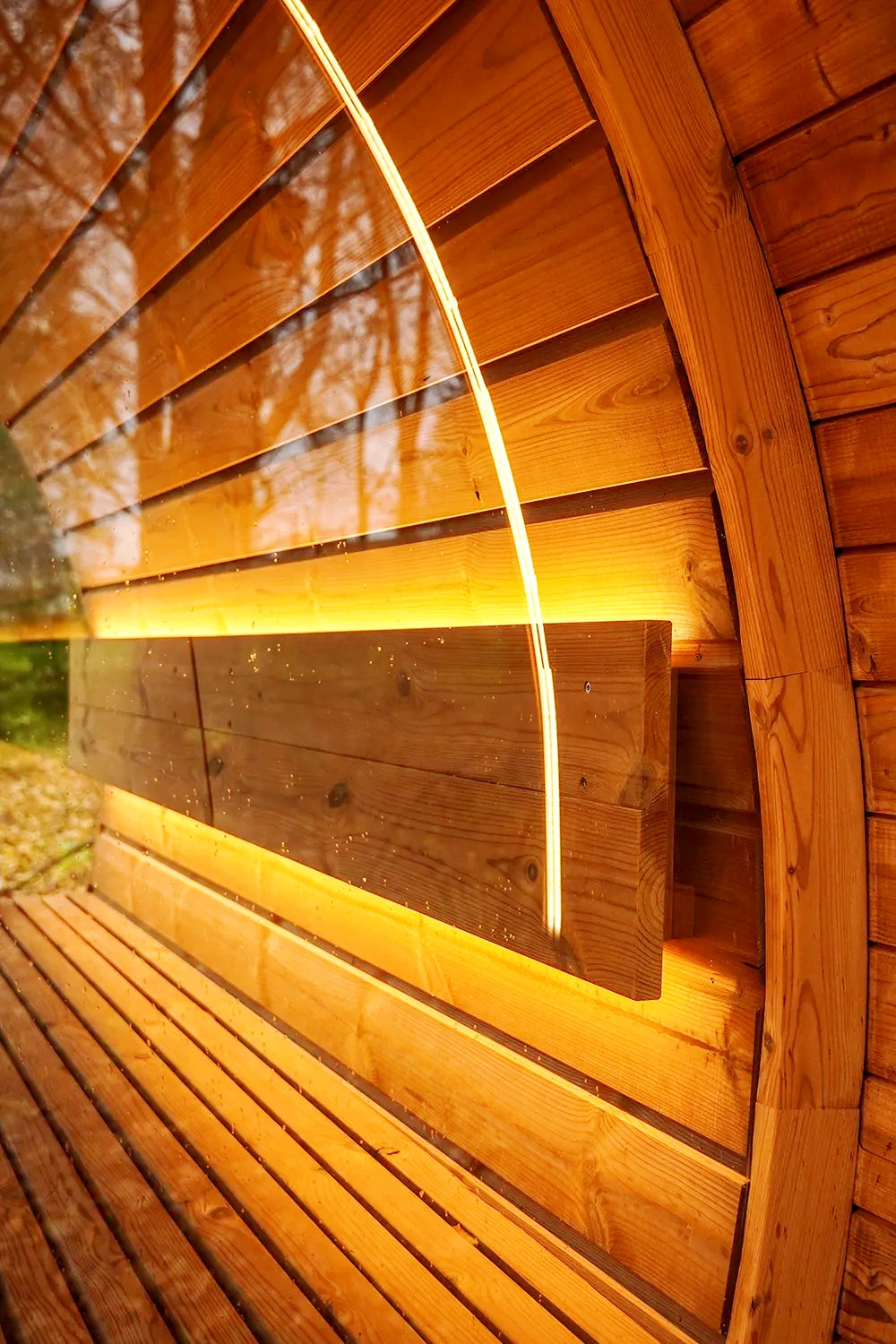 Natural Retreat · Barrel Sauna