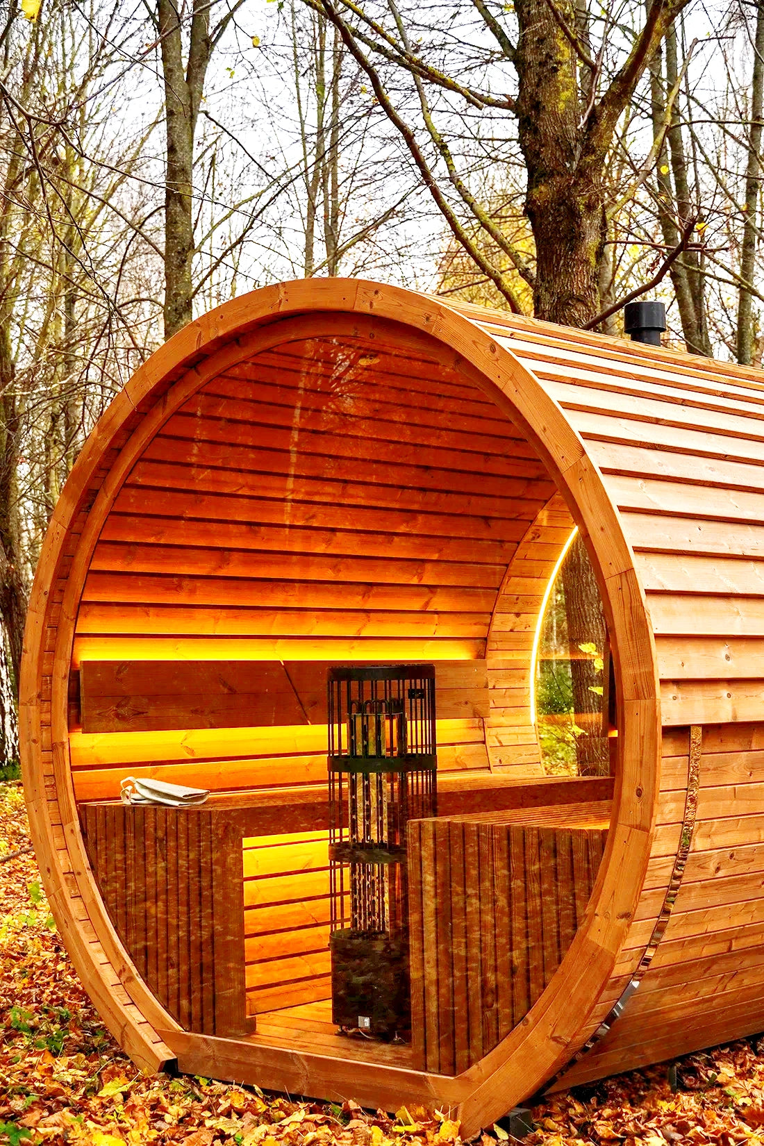 Natural Retreat · Barrel Sauna