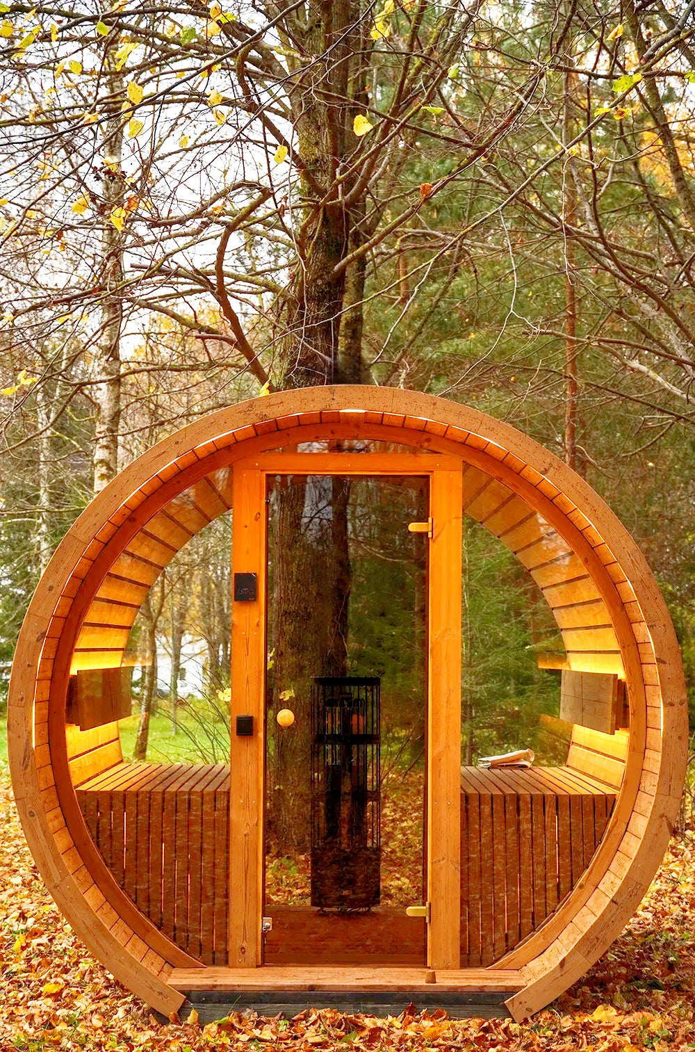 Natural Retreat · Barrel Sauna