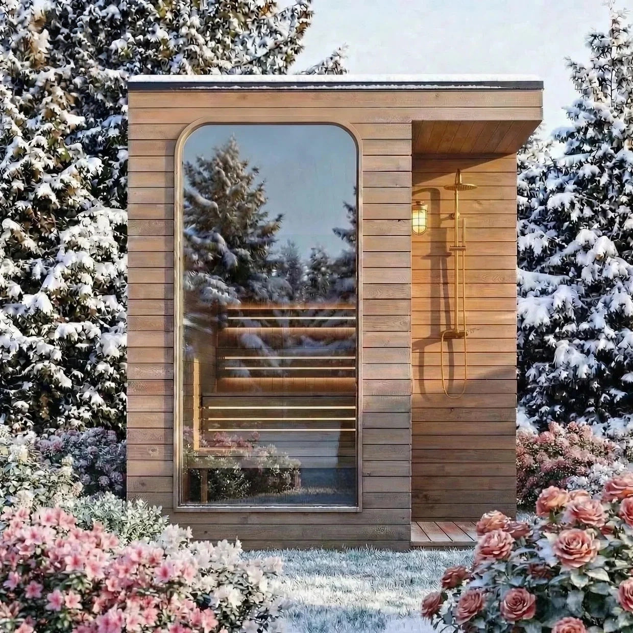 Brightenwells™ Outdoor Sauna Auralis