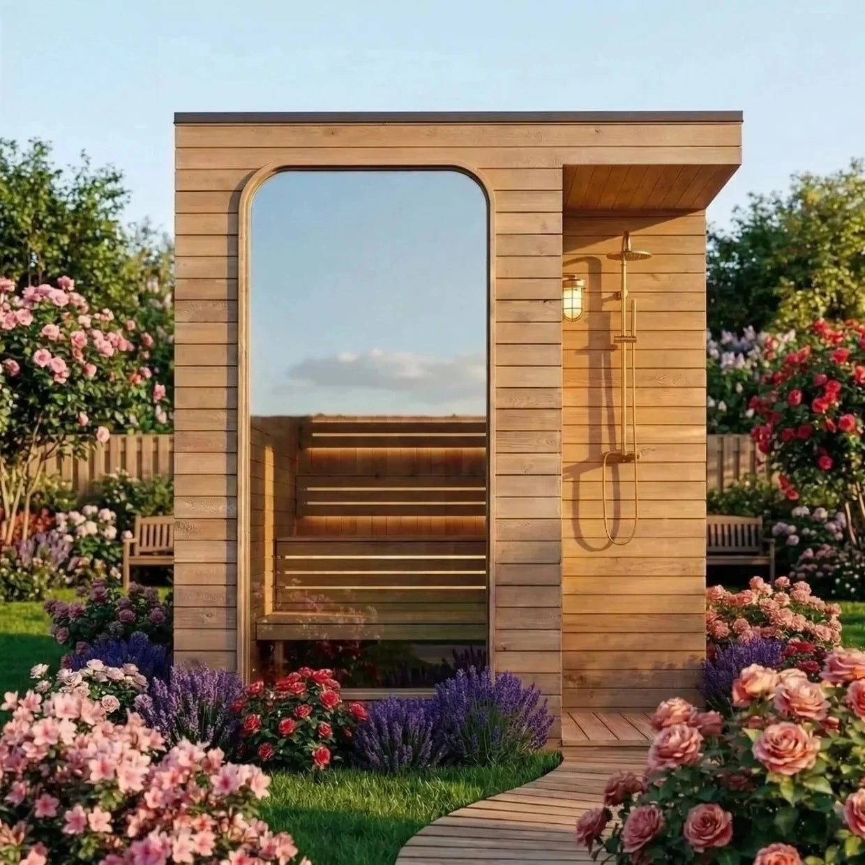 Brightenwells™ Outdoor Sauna Auralis