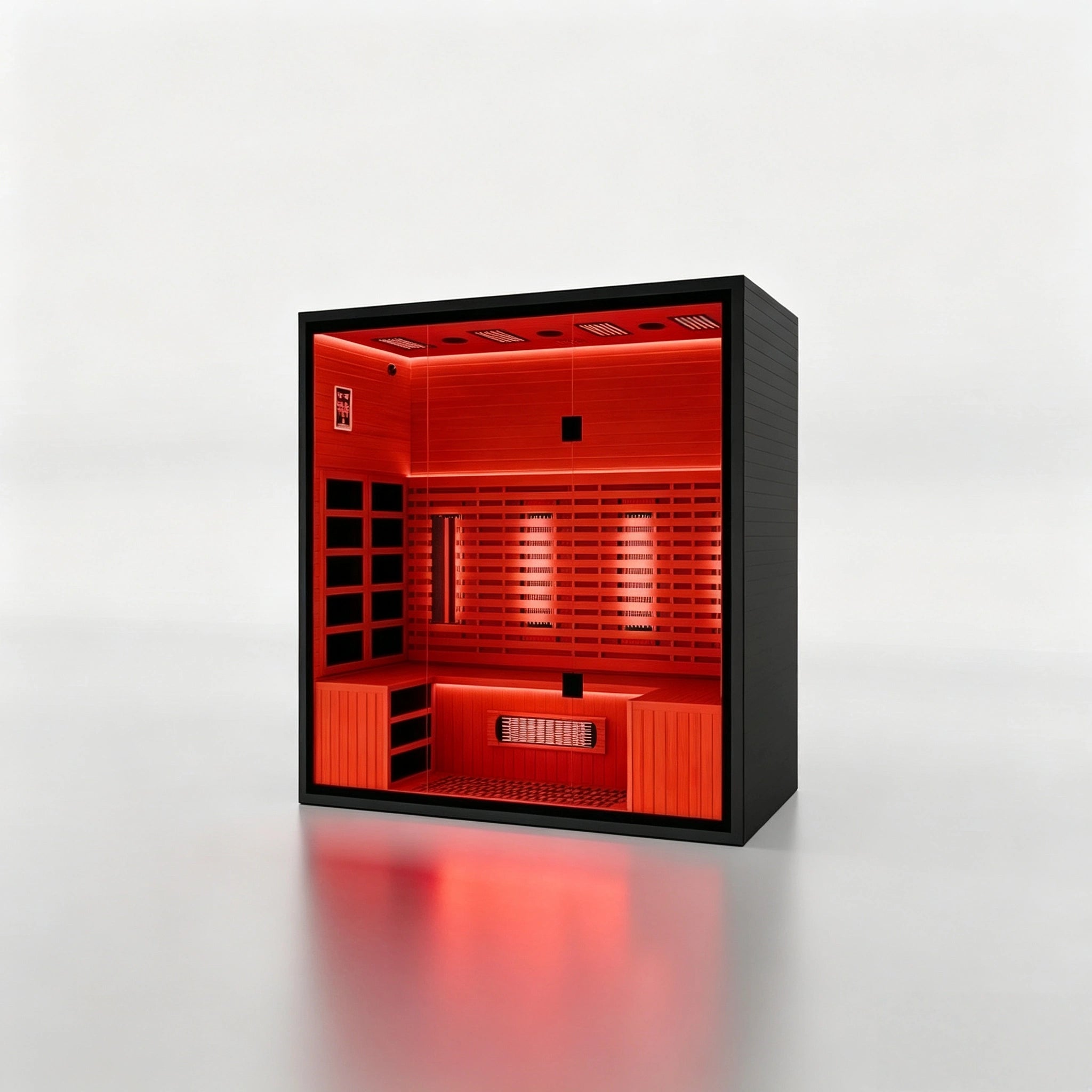 Brightenwells™ 4-Person Full-Spectrum Quartz Sauna