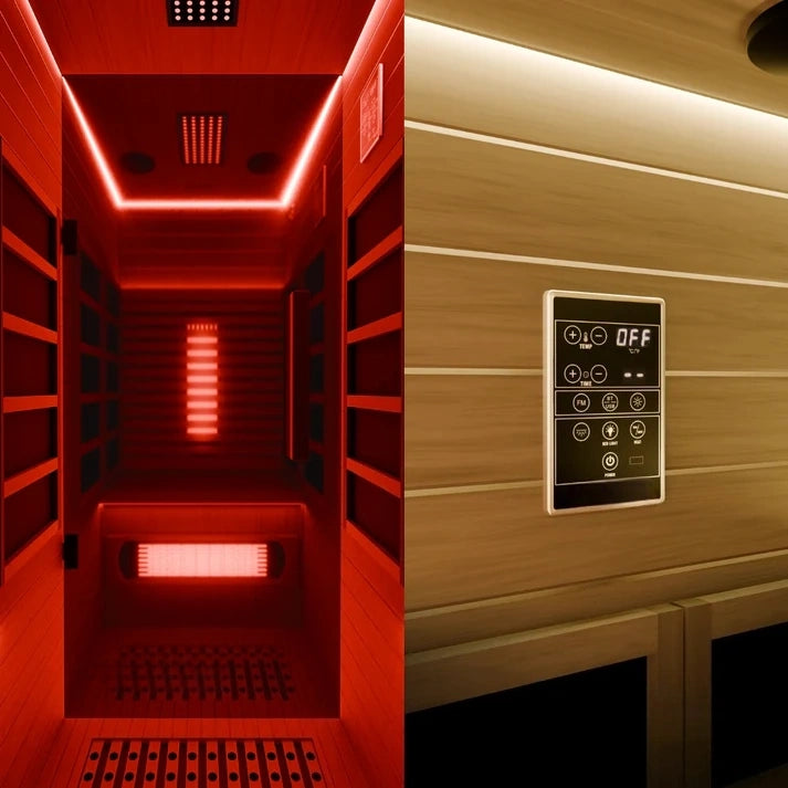 Brightenwells™ 1-Person Full-Spectrum Quartz Sauna