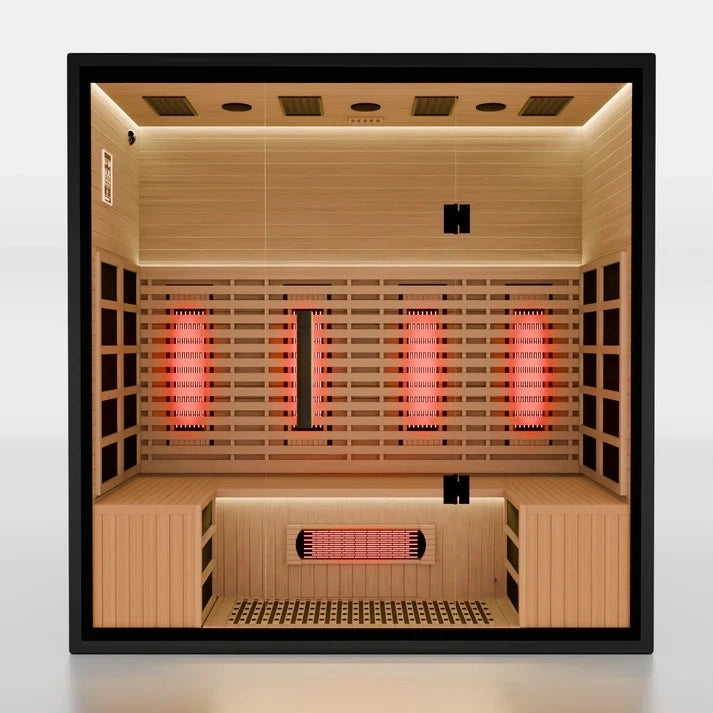 Brightenwells™ 4-Person Full-Spectrum Quartz Sauna