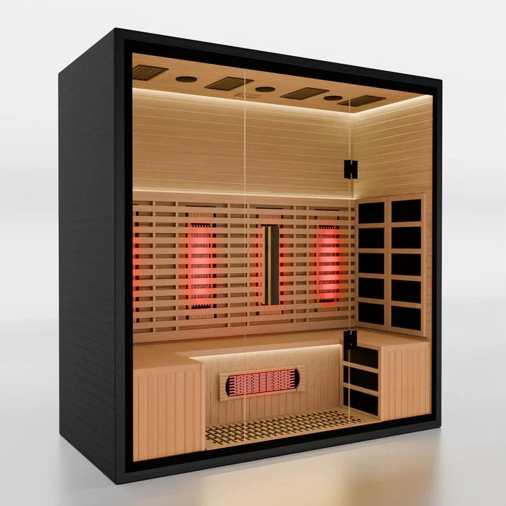 Brightenwells™ 4-Person Full-Spectrum Quartz Sauna