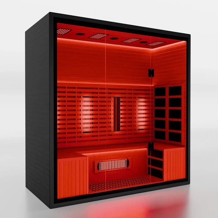Brightenwells™ 4-Person Full-Spectrum Quartz Sauna