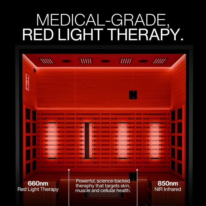 Brightenwells™ 4-Person Full-Spectrum Quartz Sauna