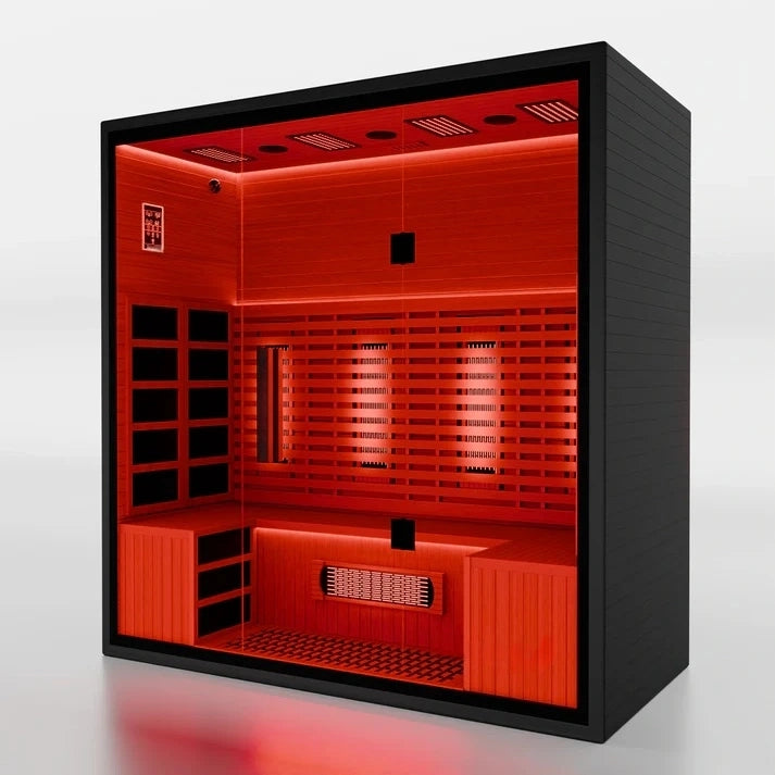 Brightenwells™ 4-Person Full-Spectrum Quartz Sauna