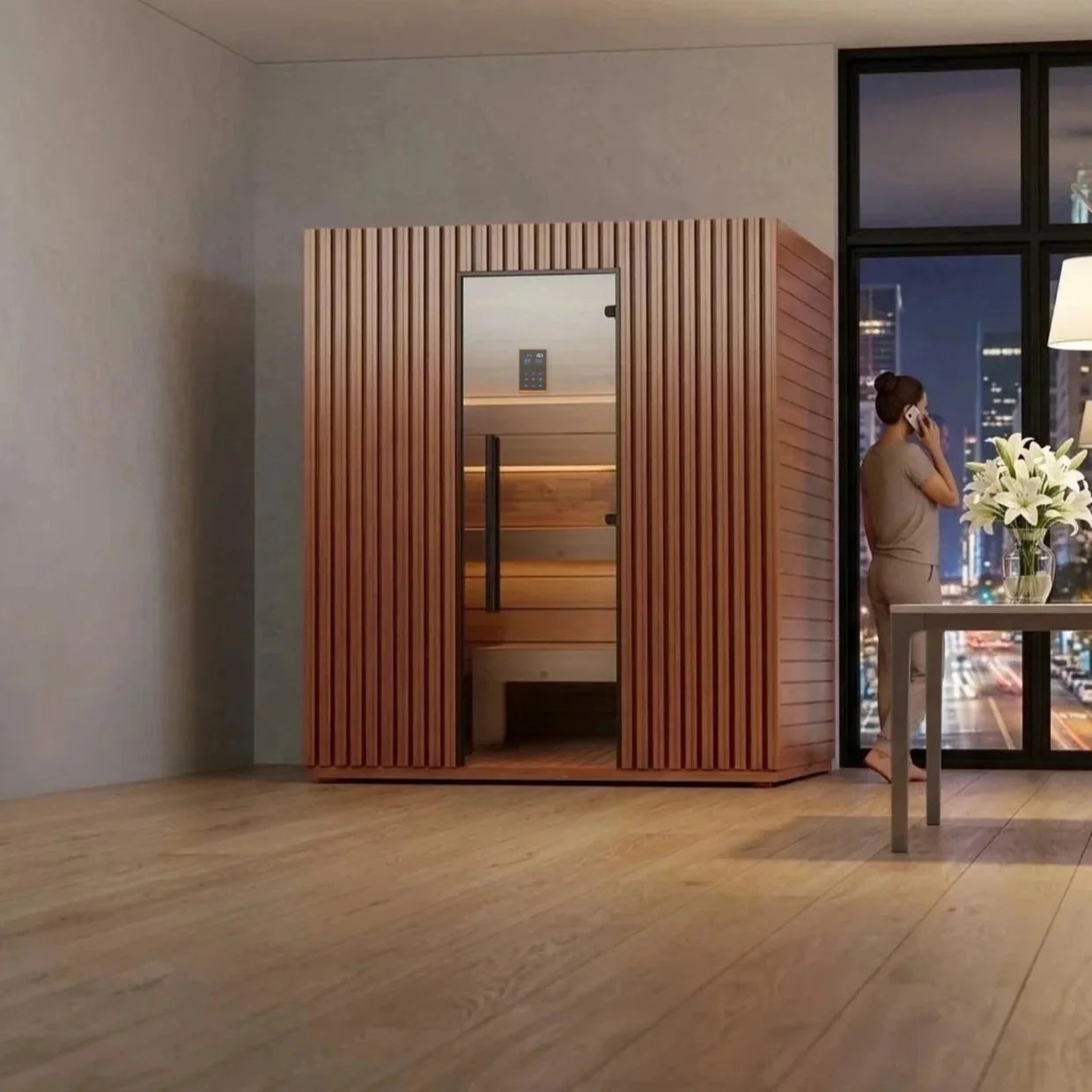Brightenwells™ Indoor Sauna ZenLine 3