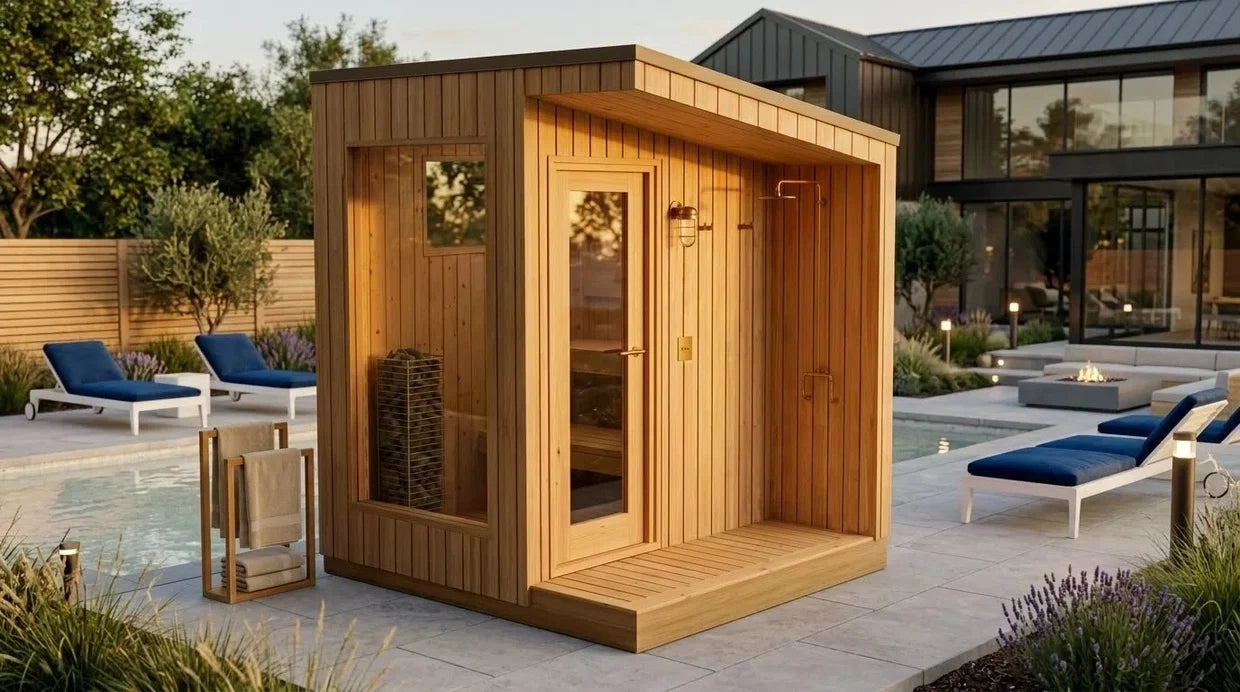 Brightenwells™ Outdoor Sauna Auralis