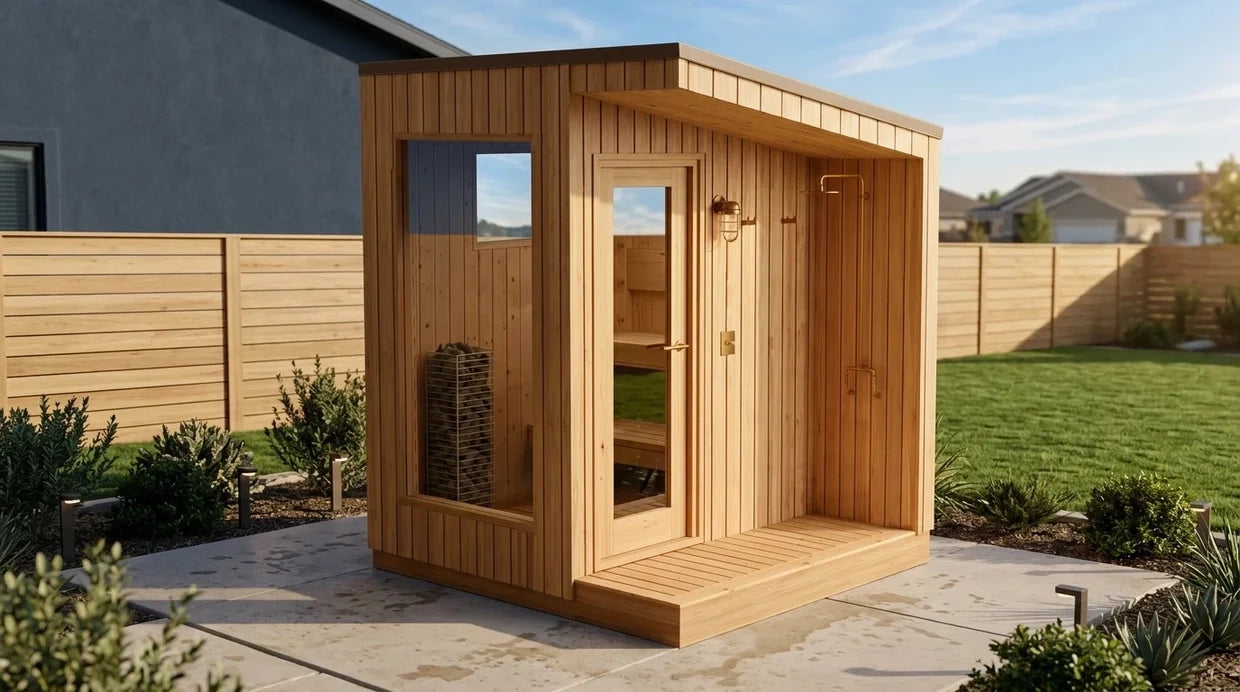 Brightenwells™ Outdoor Sauna Auralis