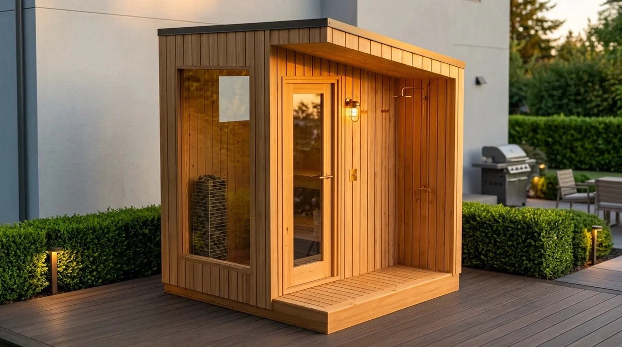Brightenwells™ Outdoor Sauna Auralis