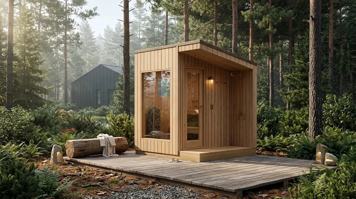 Brightenwells™ Outdoor Sauna Auralis