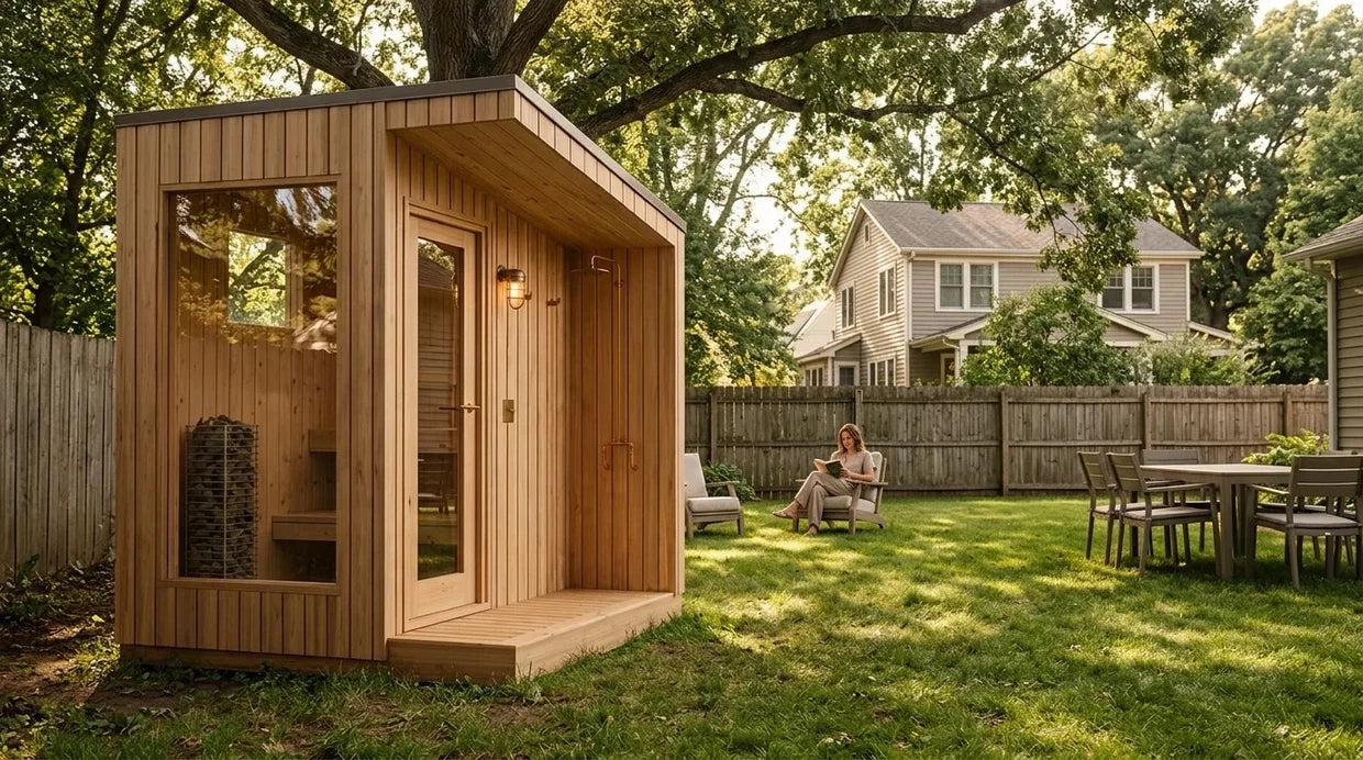 Brightenwells™ Outdoor Sauna Auralis