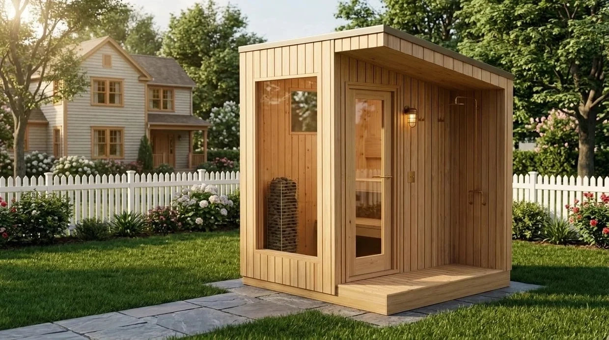Brightenwells™ Outdoor Sauna Auralis
