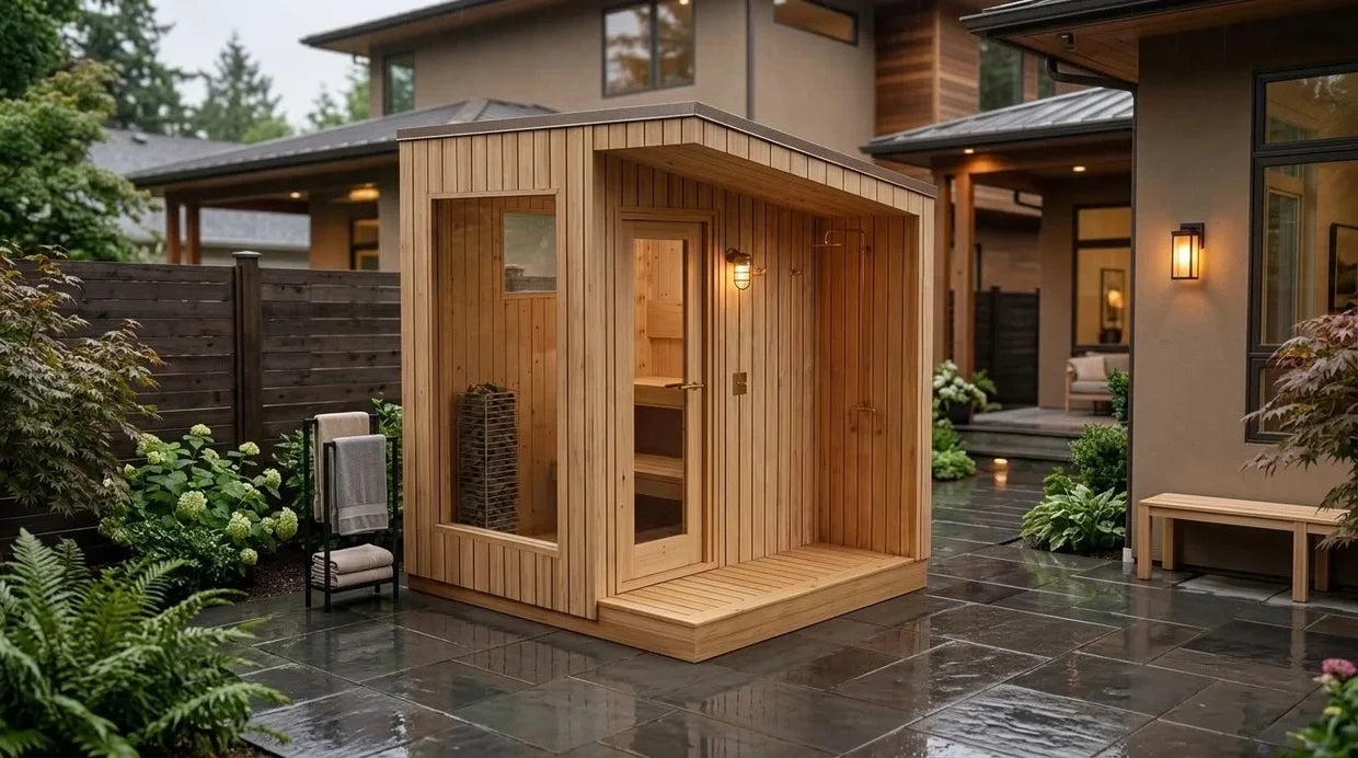Brightenwells™ Outdoor Sauna Auralis