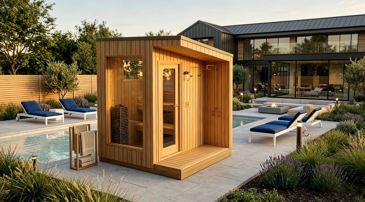 Brightenwells™ Outdoor Sauna Auralis