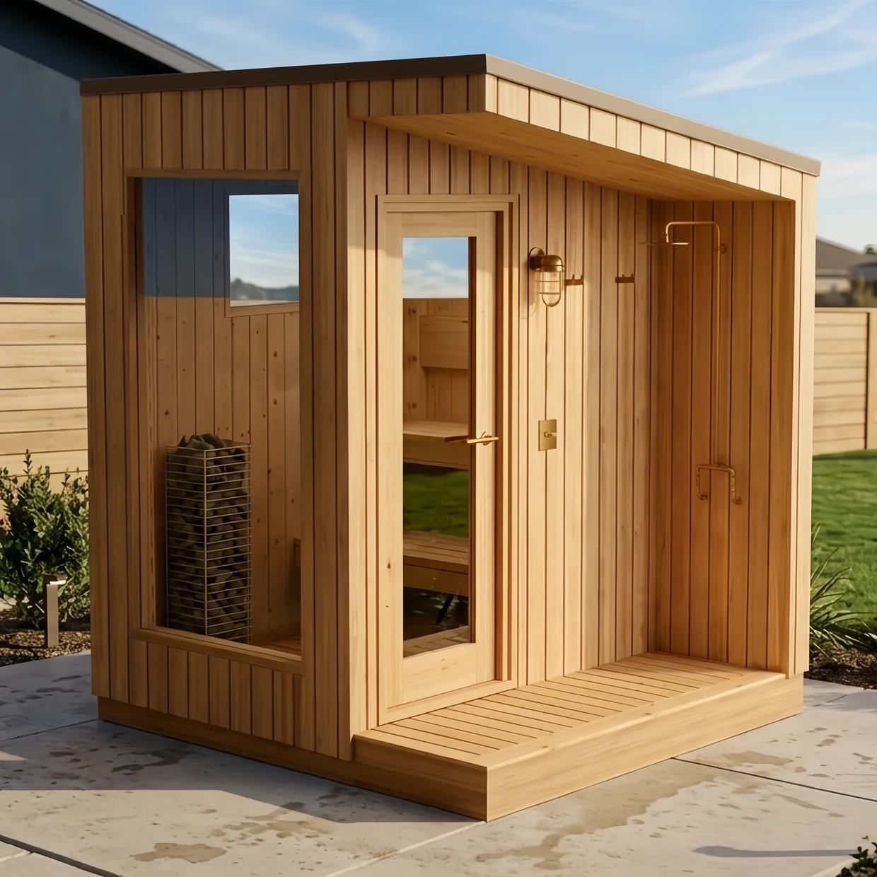 Brightenwells™ Outdoor Sauna Auralis