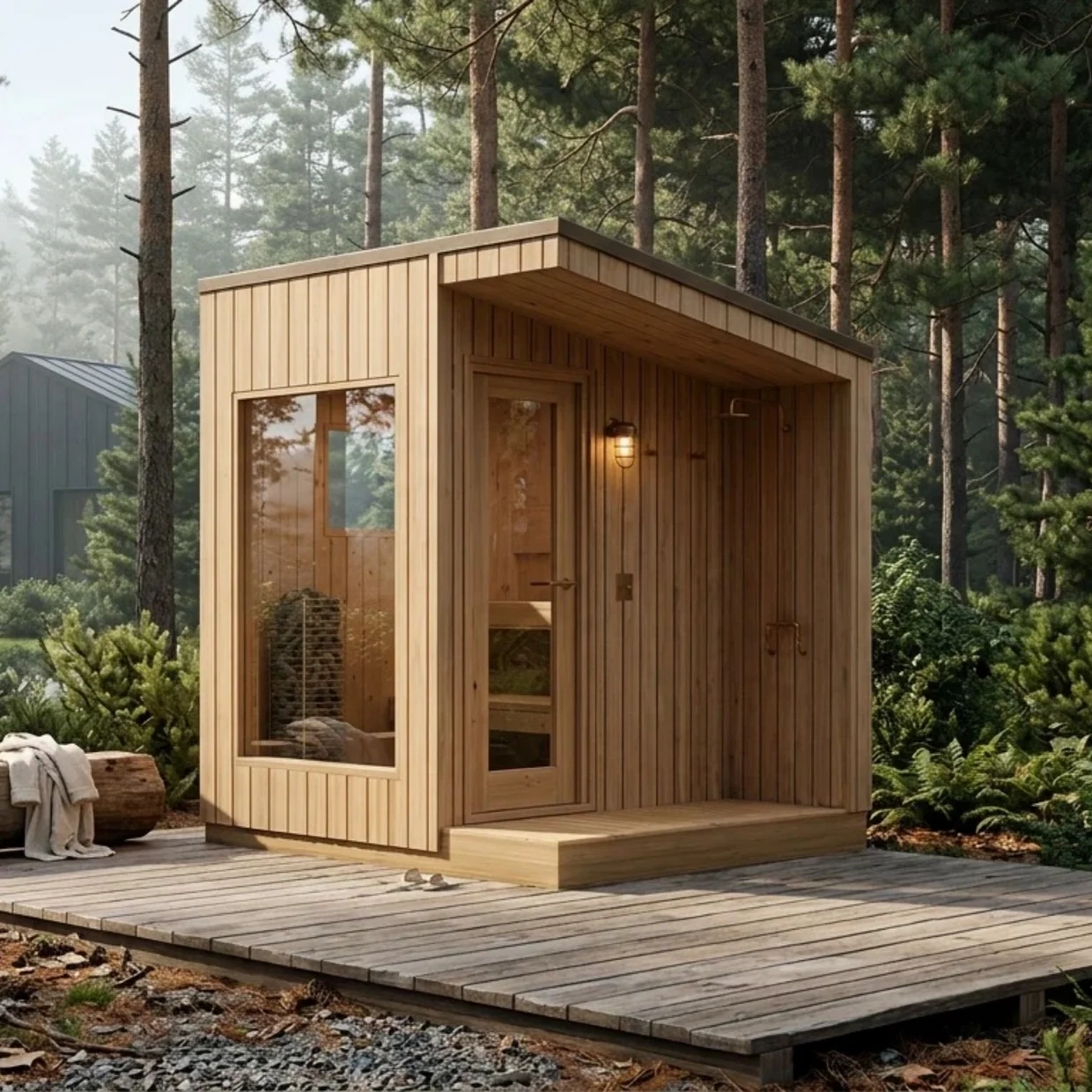 Brightenwells™ Outdoor Sauna Auralis