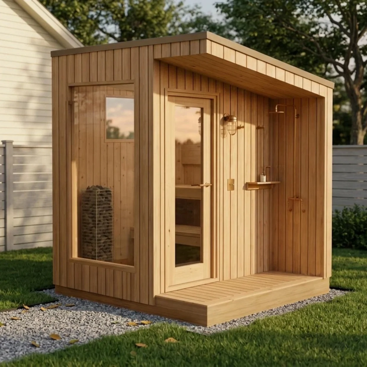 Brightenwells™ Outdoor Sauna Auralis