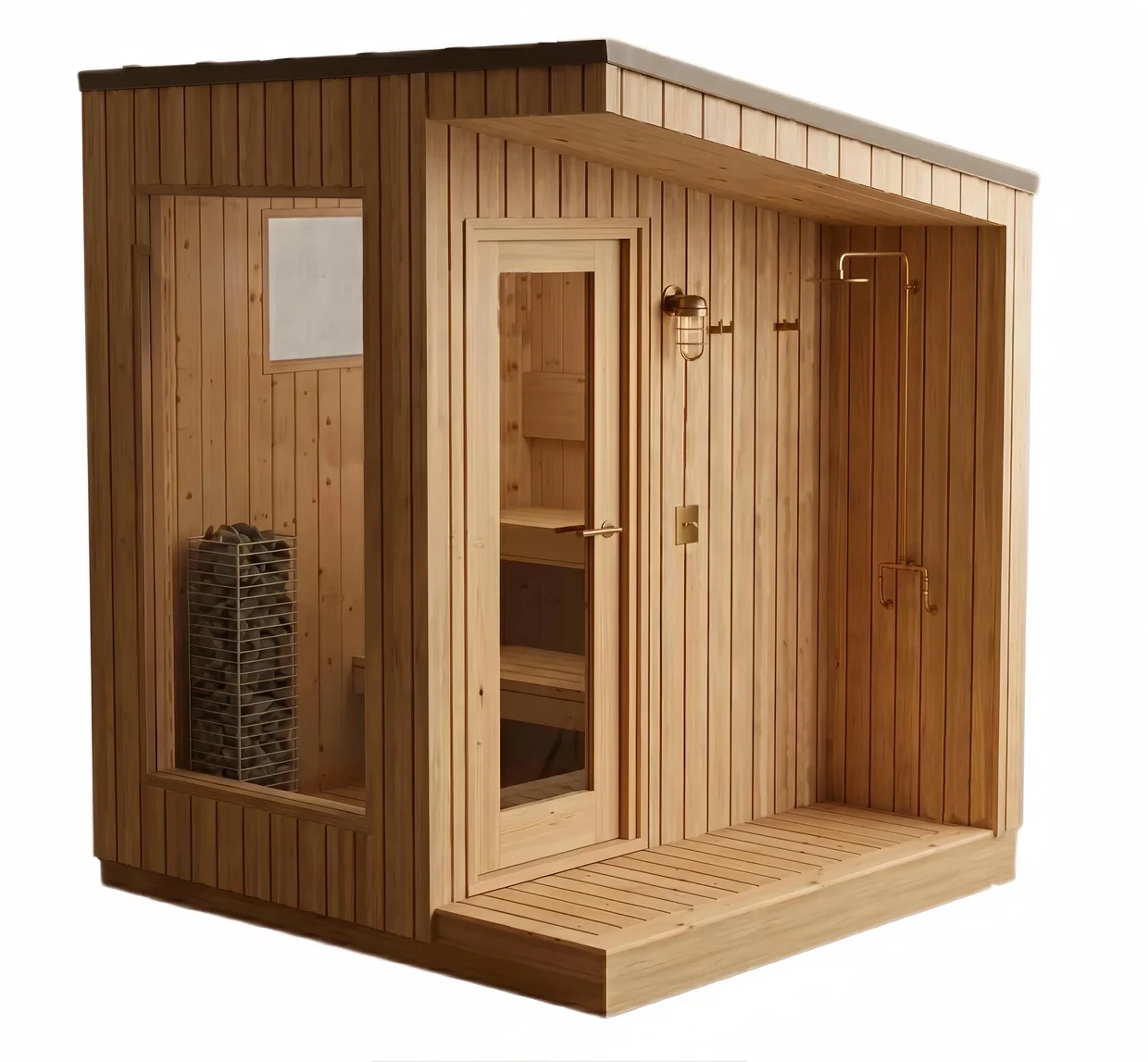 Brightenwells™ Outdoor Sauna Auralis
