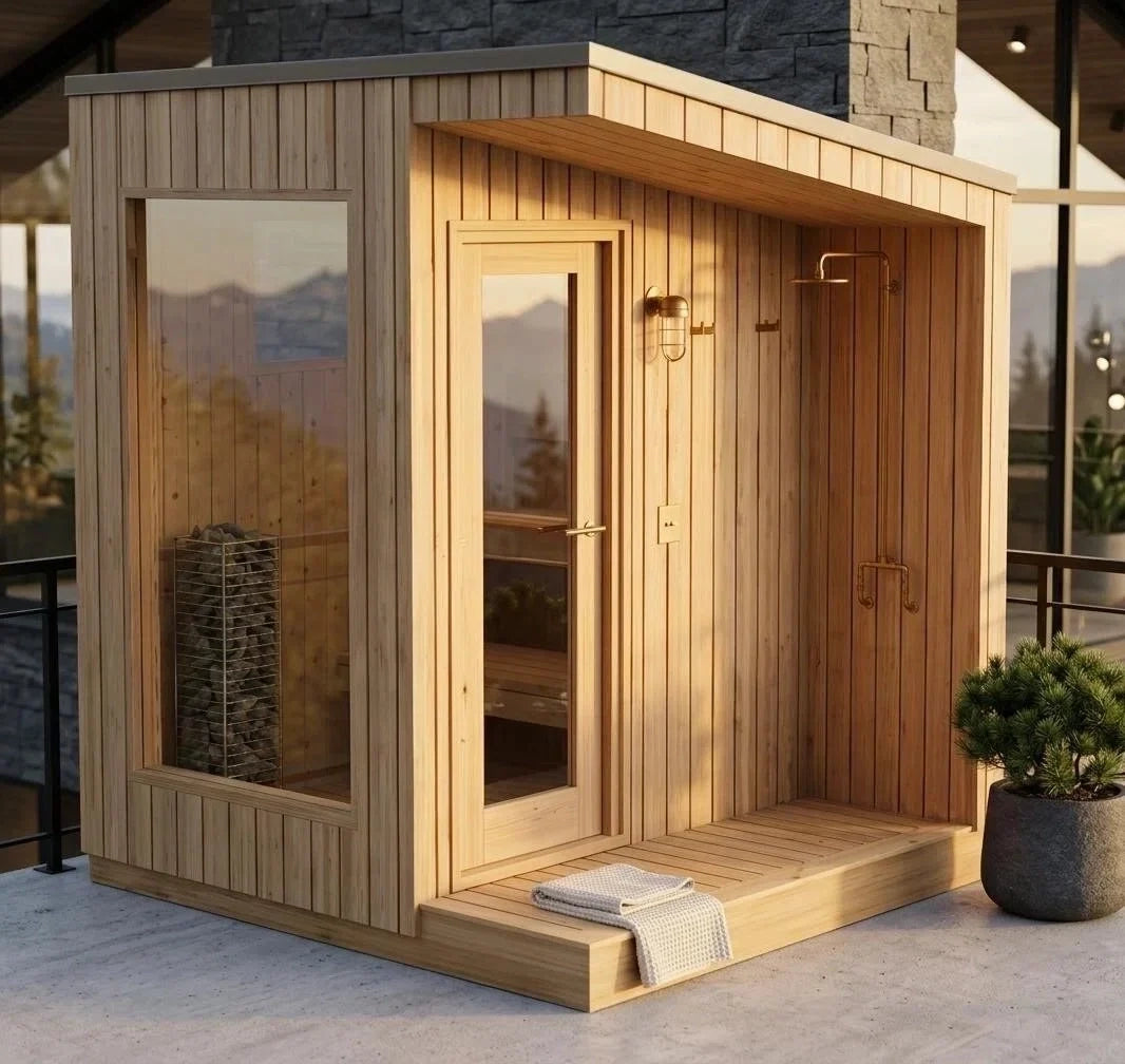 Brightenwells™ Outdoor Sauna Auralis