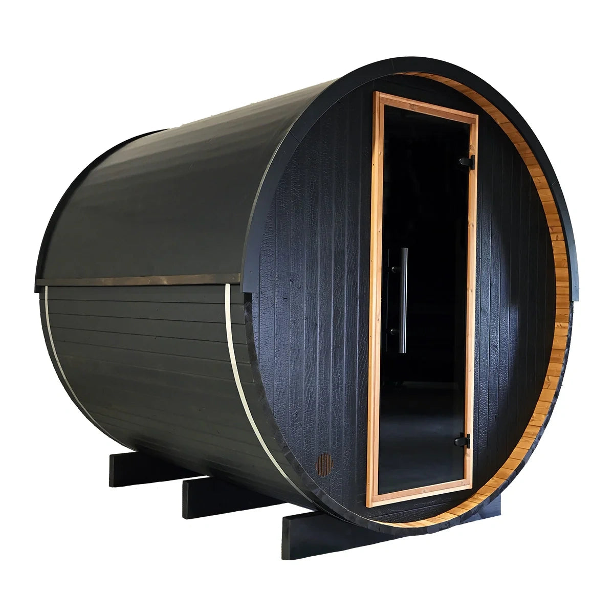 Brightenwells™ Outdoor Sauna Black