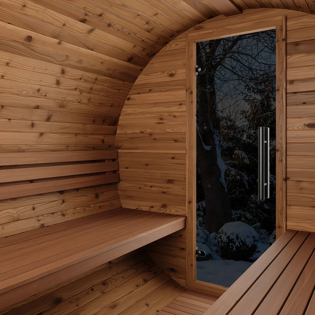 Brightenwells™ Outdoor Sauna Black