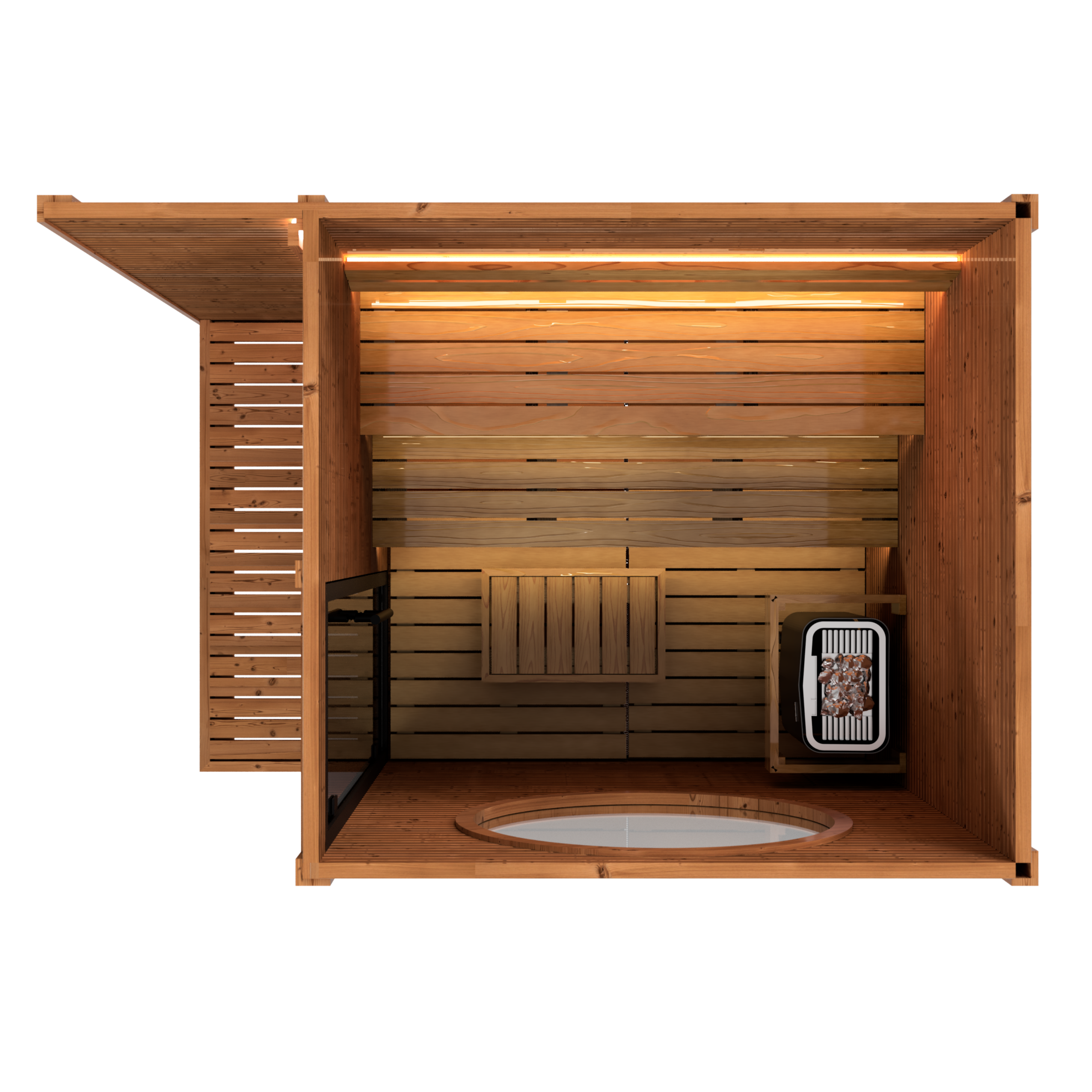 Brightenwells™ Outdoor Sauna Horizen