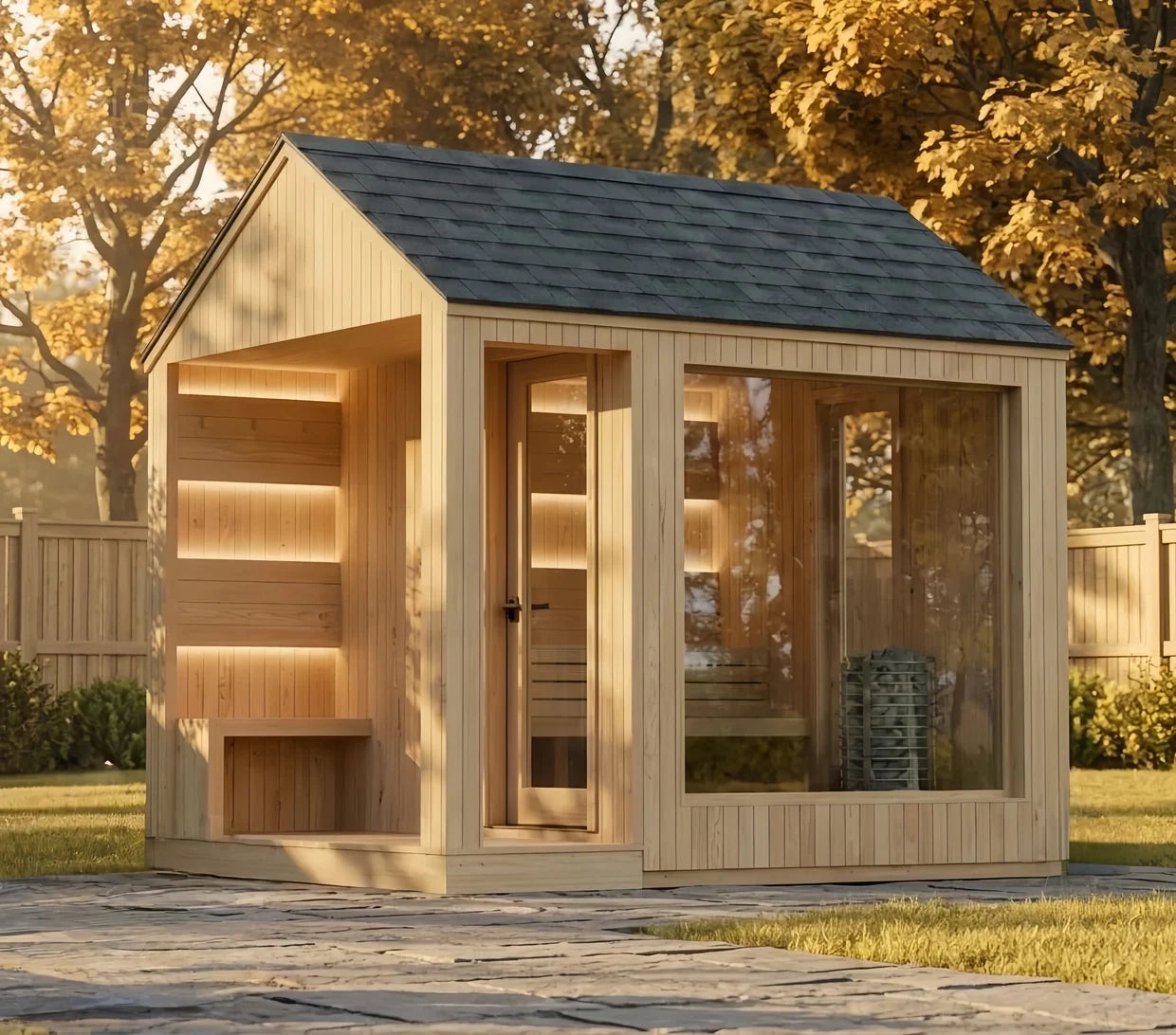 Brightenwells™ Outdoor Sauna Vitali