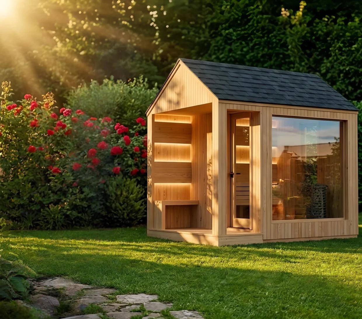 Brightenwells™ Outdoor Sauna Vitali