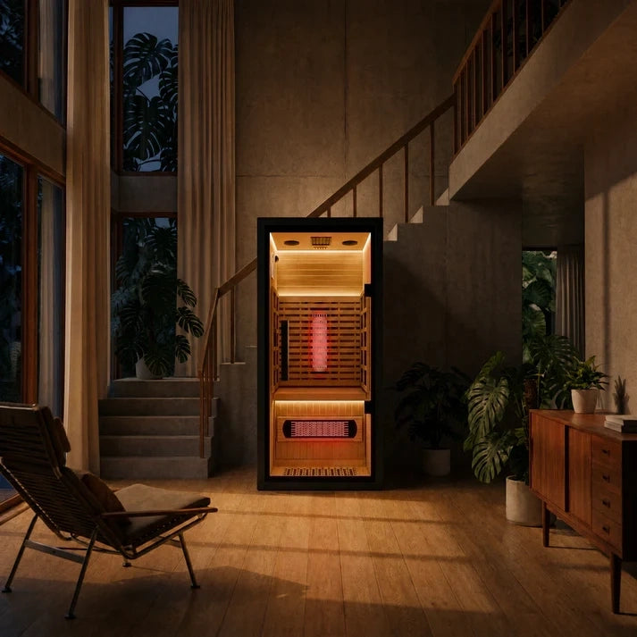Brightenwells™ 1-Person Full-Spectrum Quartz Sauna