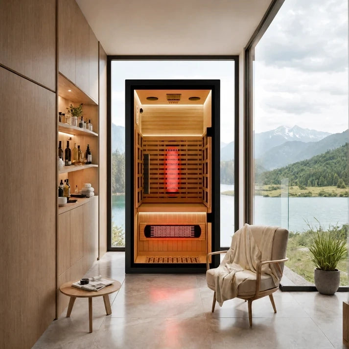 Brightenwells™ 1-Person Full-Spectrum Quartz Sauna
