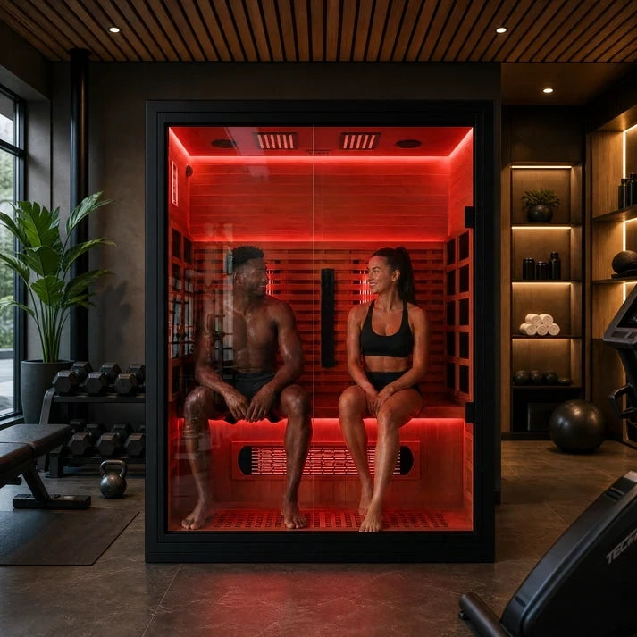 Brightenwells™ 2-Person Full-Spectrum Quartz Sauna