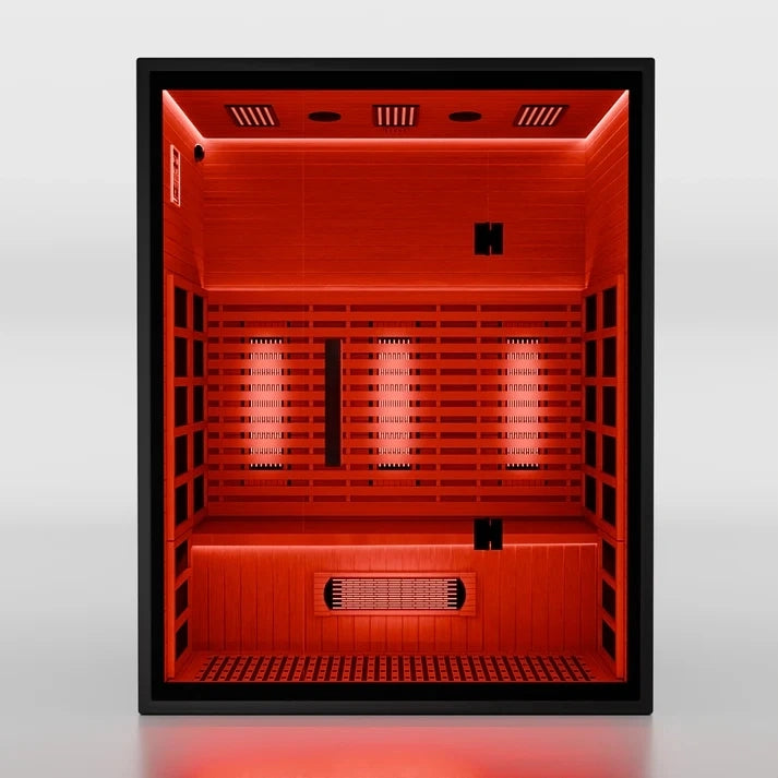 Brightenwells™ 3-Person Full-Spectrum Quartz Sauna