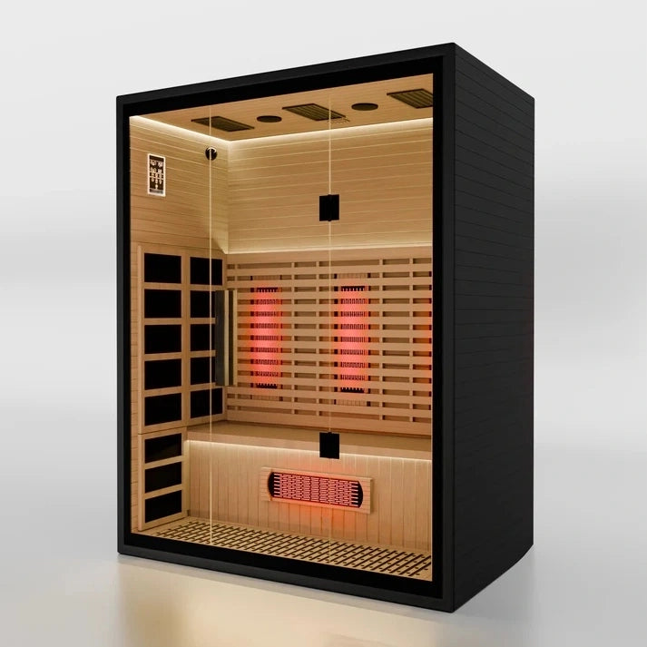 Brightenwells™ 3-Person Full-Spectrum Quartz Sauna