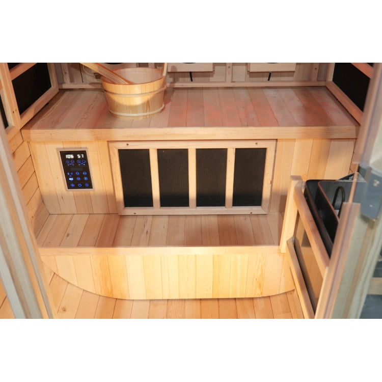 Brightenwells™ Outdoor Dual-System Sauna Leo